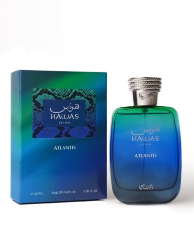 Rasasi Hawas Atlantis EDP 100 ml rohekassinine parfüümipudel