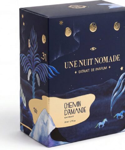 Une Nuit Nomade Chemin d'Amande Extrait de Parfum 50 ml iliustruota dėžutė
