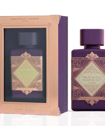 Lattafa Badee Al Oud Amethyst Fusion EDP 100 ml lilla parfüümipudel