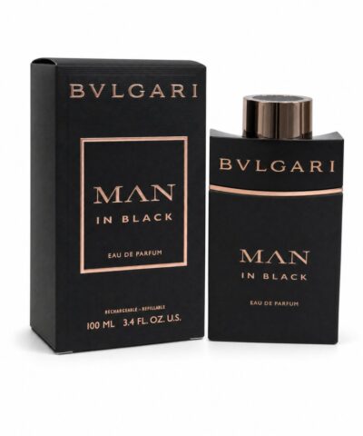 Bvlgari Man in Black EDP 100 ml Refillable – pudel karbiga