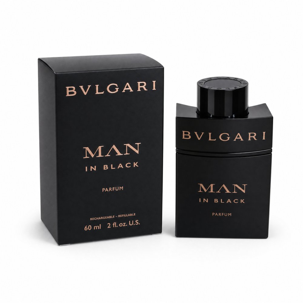 Bvlgari Man In Black Parfum 60 ml Refillable – pudel karbiga