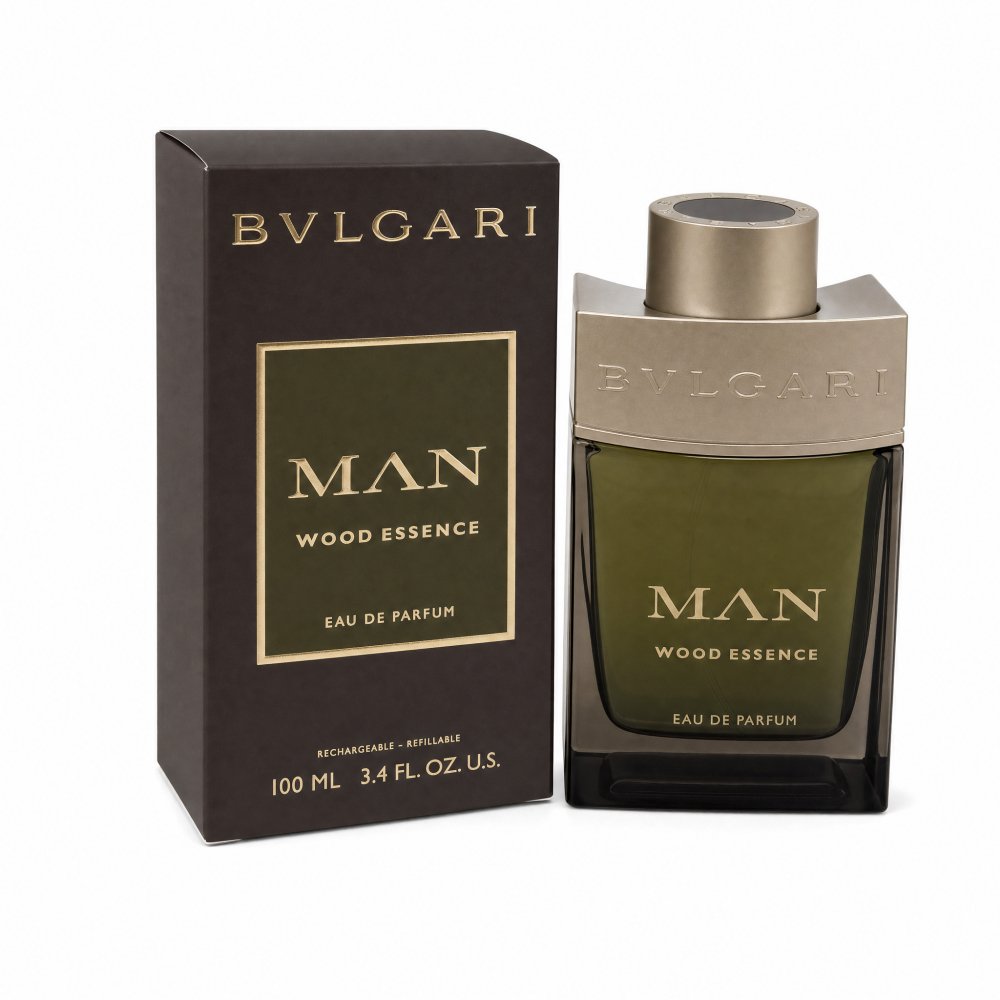 Bvlgari Man Wood Essence EDP 100 ml Refillable – pudel karbiga