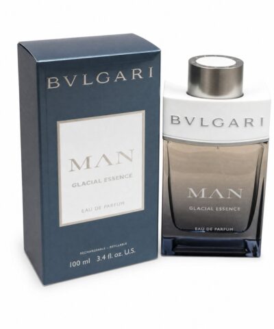 Bvlgari Man Glacial Essence EDP 100 ml Refillable – pudel karbiga