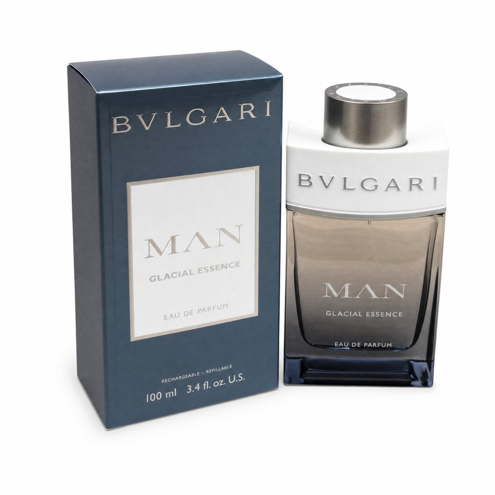 Bvlgari Man Glacial Essence EDP 100 ml Refillable – pudel karbiga