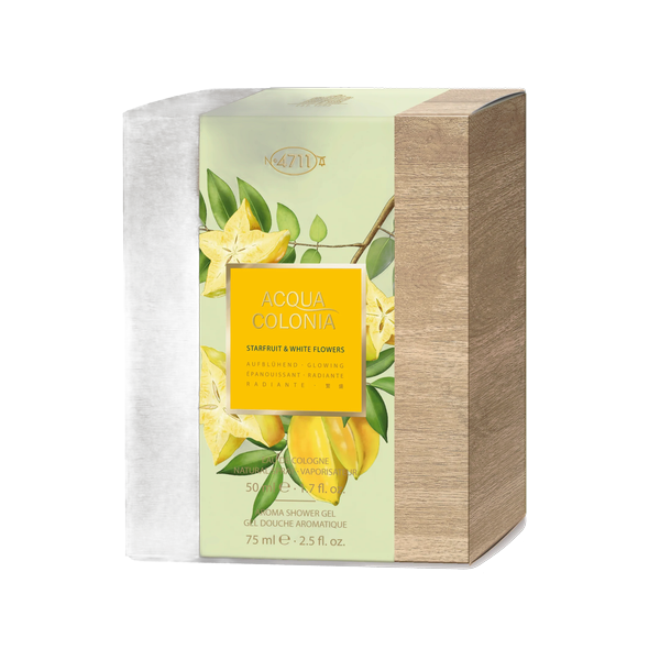 4711 Acqua Colonia Starfruit & White Flowers Eau de Cologne 50 ml + Duschgel 75 ml Set 1 pcs