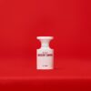 BORNTOSTANDOUT Indecent Cherry Eau de Parfum 50 ml, valge matt pudel punasel taustal