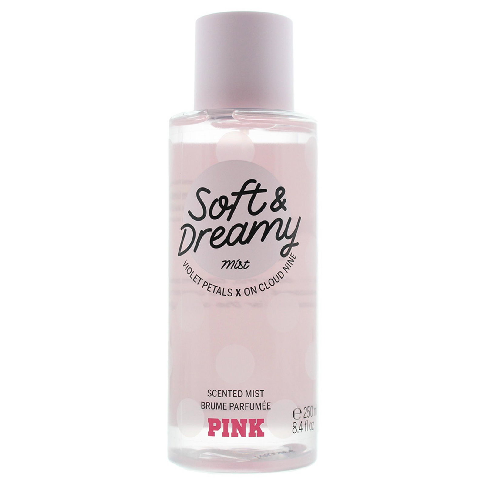 Victoria's Secret, Pink Soft & Dreamy Violet Petals, Kvapusis purškiklis, Moterims, 250 ml kūno dulksna