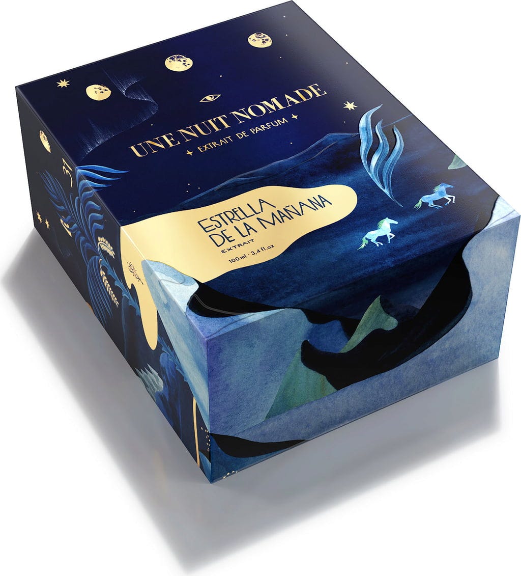 Une Nuit Nomade Estrella De La Mañana Extrait de Parfum 100 ml iliustruota dėžutė