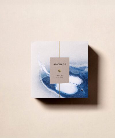 Amouage Opus XV King Blue EDP 100 ml mėlyna marmurinė dėžutė