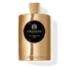 Atkinsons Her Majesty The Oud Eau de Parfum 100 ml, blizgus auksinis buteliukas su juodu medalionu