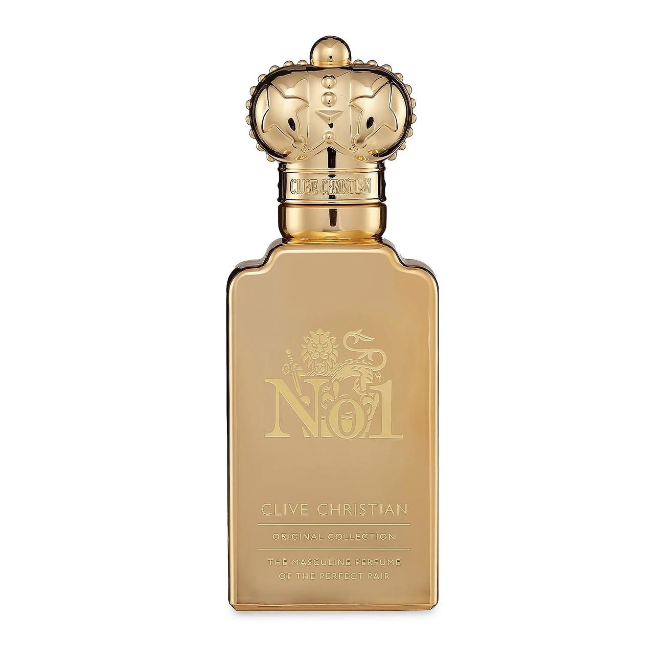 Clive Christian No 1 Masculine Eau de Parfum 50 ml kuldne pudel krooniga
