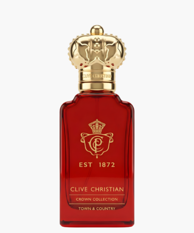 Clive Christian Town and Country Eau de Parfum 50 ml raudonas buteliukas su auksine karūna