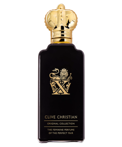 Clive Christian X Feminine Eau de Parfum 50 ml juodas buteliukas su auksine karūna