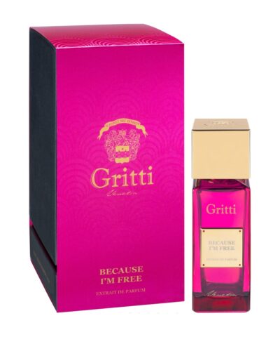 Gritti Because I'm Free Extrait de Parfum 100 ml pudel karbiga