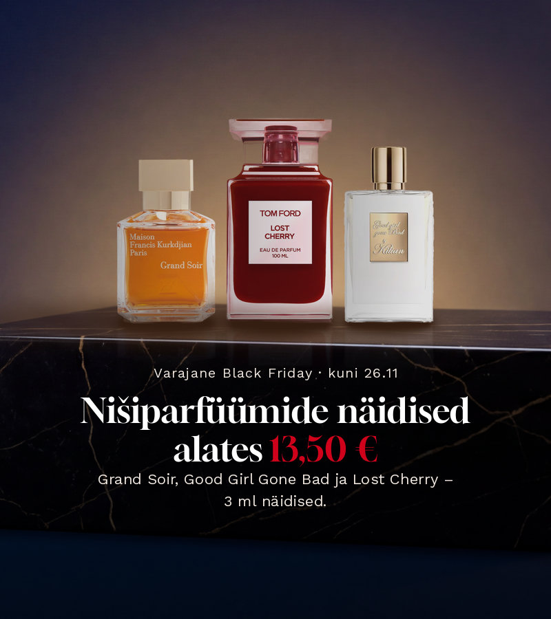Varajane Black Friday – nišiparfüümide näidised alates 13,50 €
