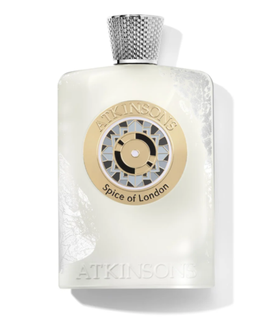 ATKINSONS Spice of London Parfum Intense 100 ml valge pudel hõbedase korgiga