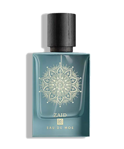Eau de Moe ZAID Eau de Parfum 80 ml rohekassinine pudel kuldse ornamendiga