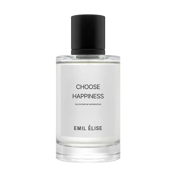Emil Élise Choose Happiness Eau de Parfum 100 ml skaidrus buteliukas juodu dangteliu