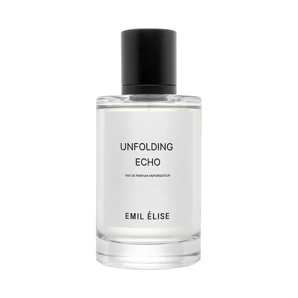 Emil Élise Unfolding Echo Eau de Parfum 100 ml läbipaistev pudel musta korgiga