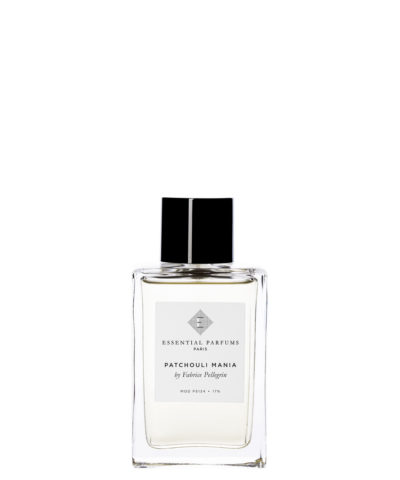 Essential Parfums Patchouli Mania Eau de Parfum 100 ml skaidrus buteliukas juodu dangteliu