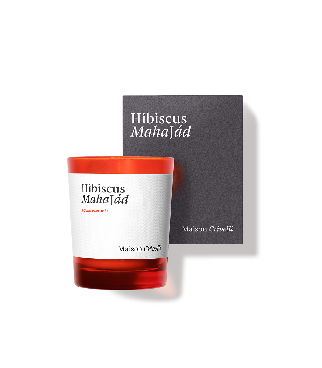 Maison Crivelli Hibiscus Mahajád lõhnaküünal 190 g pakendiga
