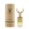 Pana Dora Moonlight Eau de Parfum 100 ml tūba ir buteliukas su elnio galva ant balto fono