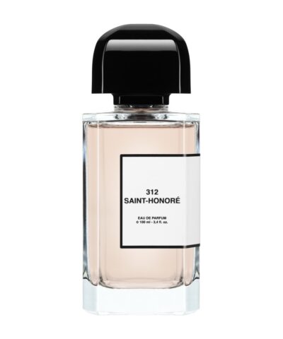 BDK Parfums 312 Saint-Honoré Eau de Parfum 100 ml, skaidrus kvadratinis buteliukas su juoda kepurėle ir balta etikete