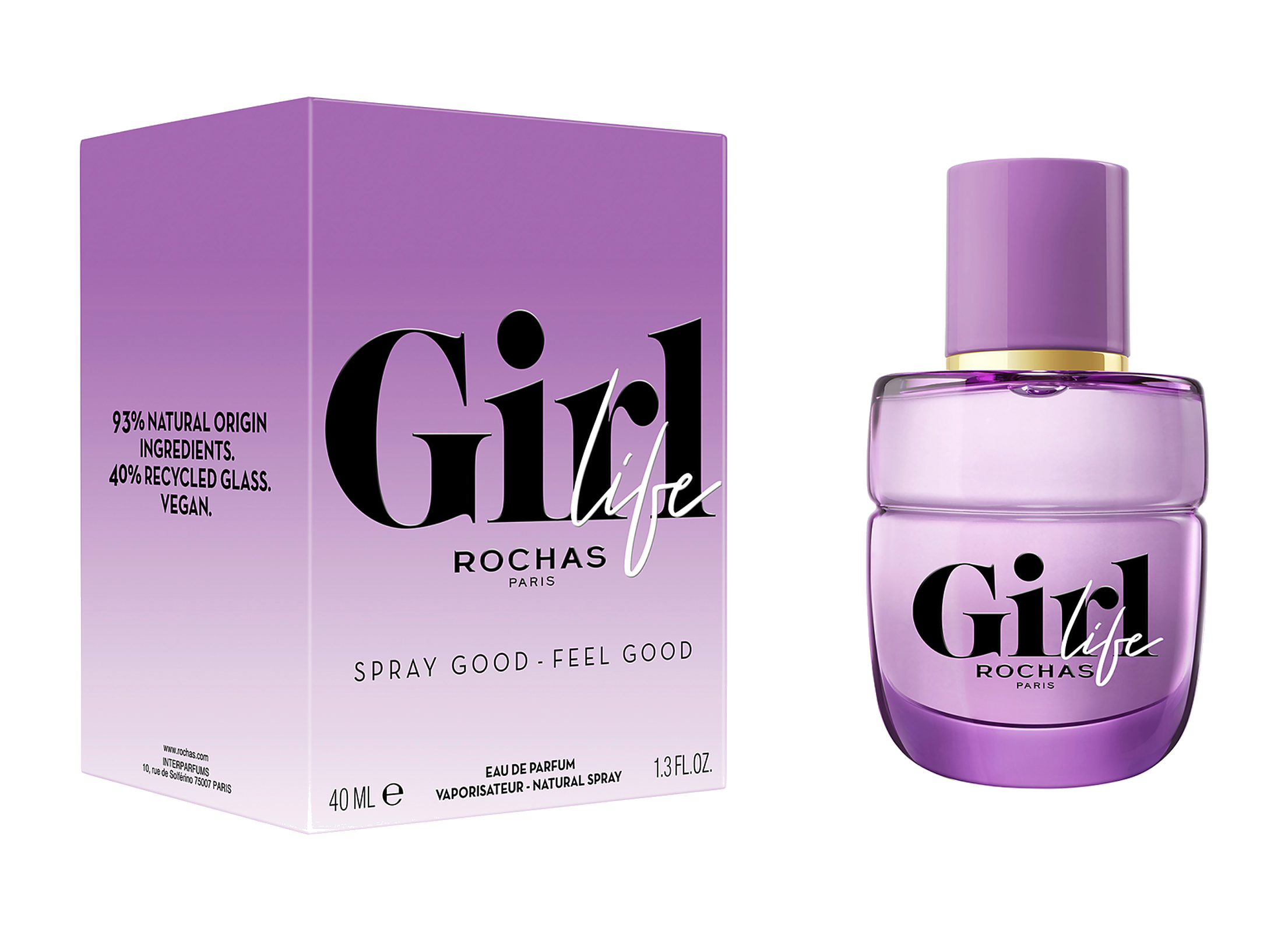 Rochas Girl Life Eau de Parfum 40 ml parfüümipudel