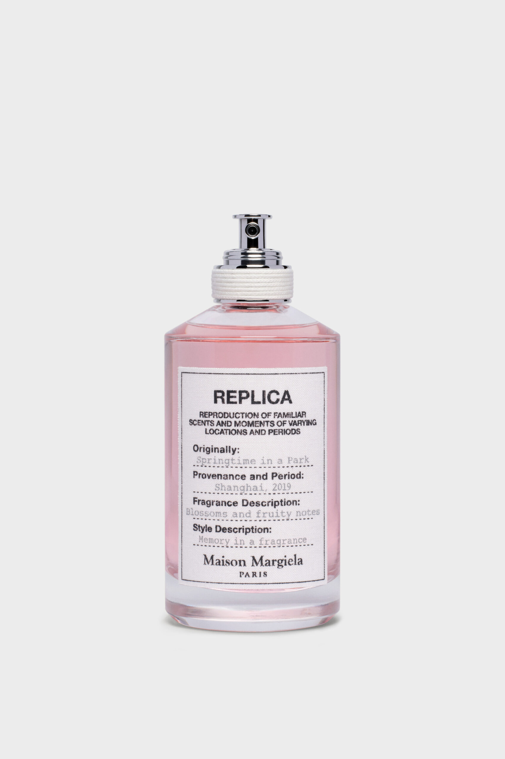 Maison Margiela Replica Springtime in a Park Eau de Toilette 100 ml roosa pudel paberetiketiga