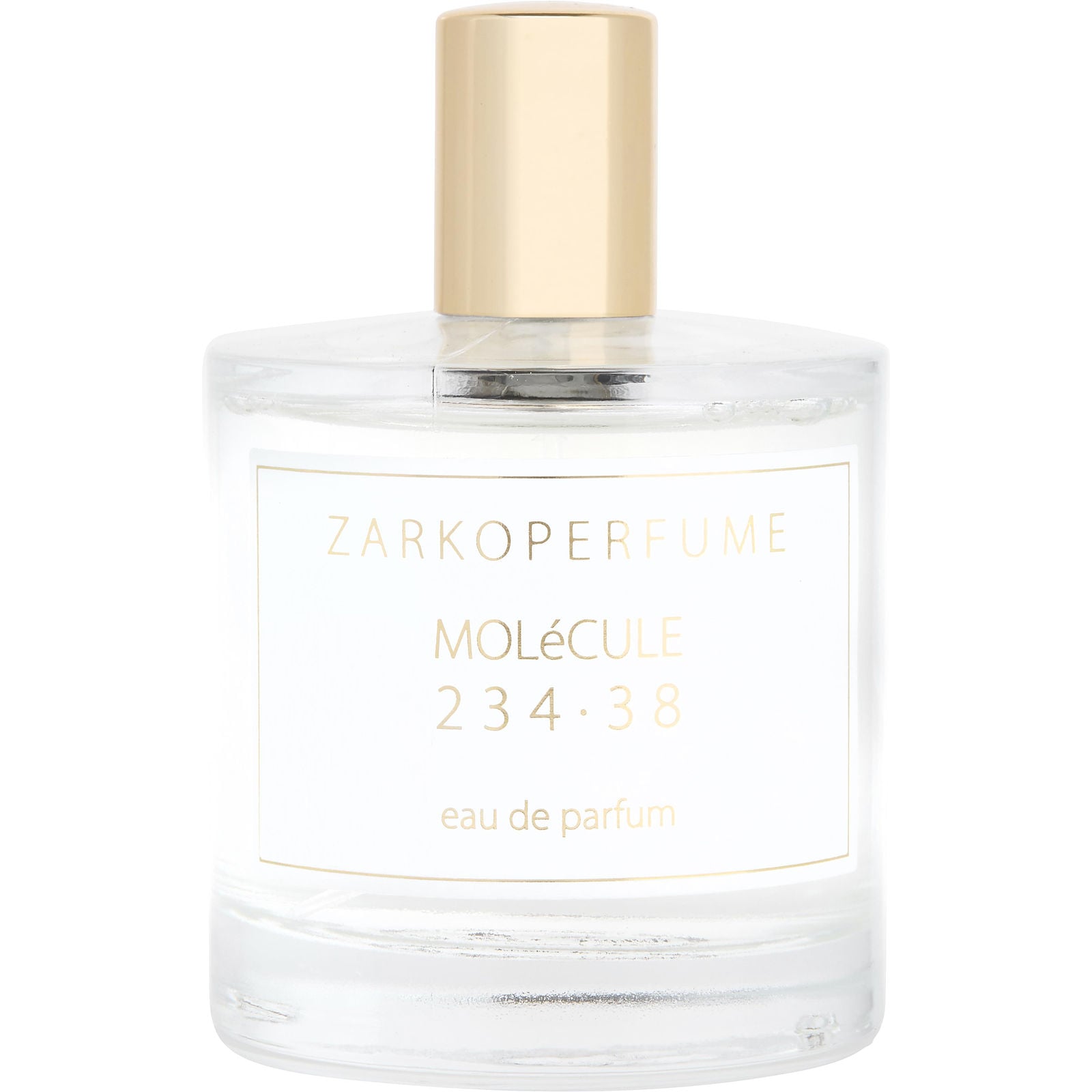 Zarkoperfume Molécule 234.38 Eau de Parfum 50 ml skaidrus buteliukas su auksiniu dangteliu