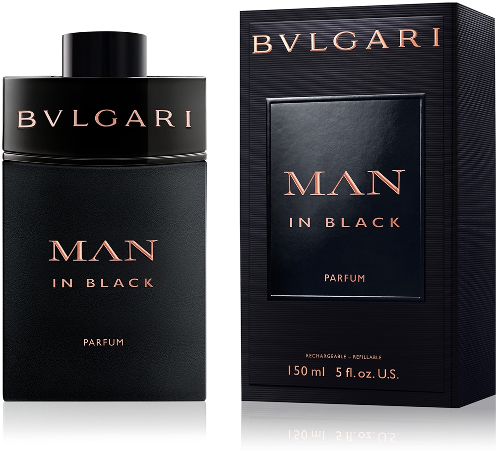 Bvlgari Man In Black Parfum 150 ml Refillable – pudel karbiga
