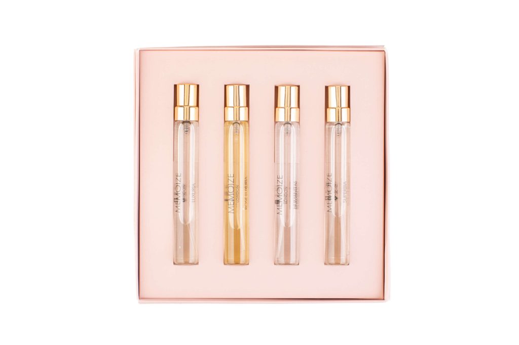 Komplekt Memoize Collection II: Humanitas Extrait 7.5 ml + Superbia Extrait 7.5 ml + Luxuria Extrait 7.5 ml + Rose Luxuria EDP 7.5 ml