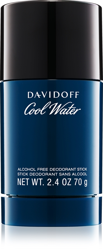 Davidoff Cool Water Man švelnus dezodorantas be alkoholio 75 ml tamsiai mėlyna pakuotė