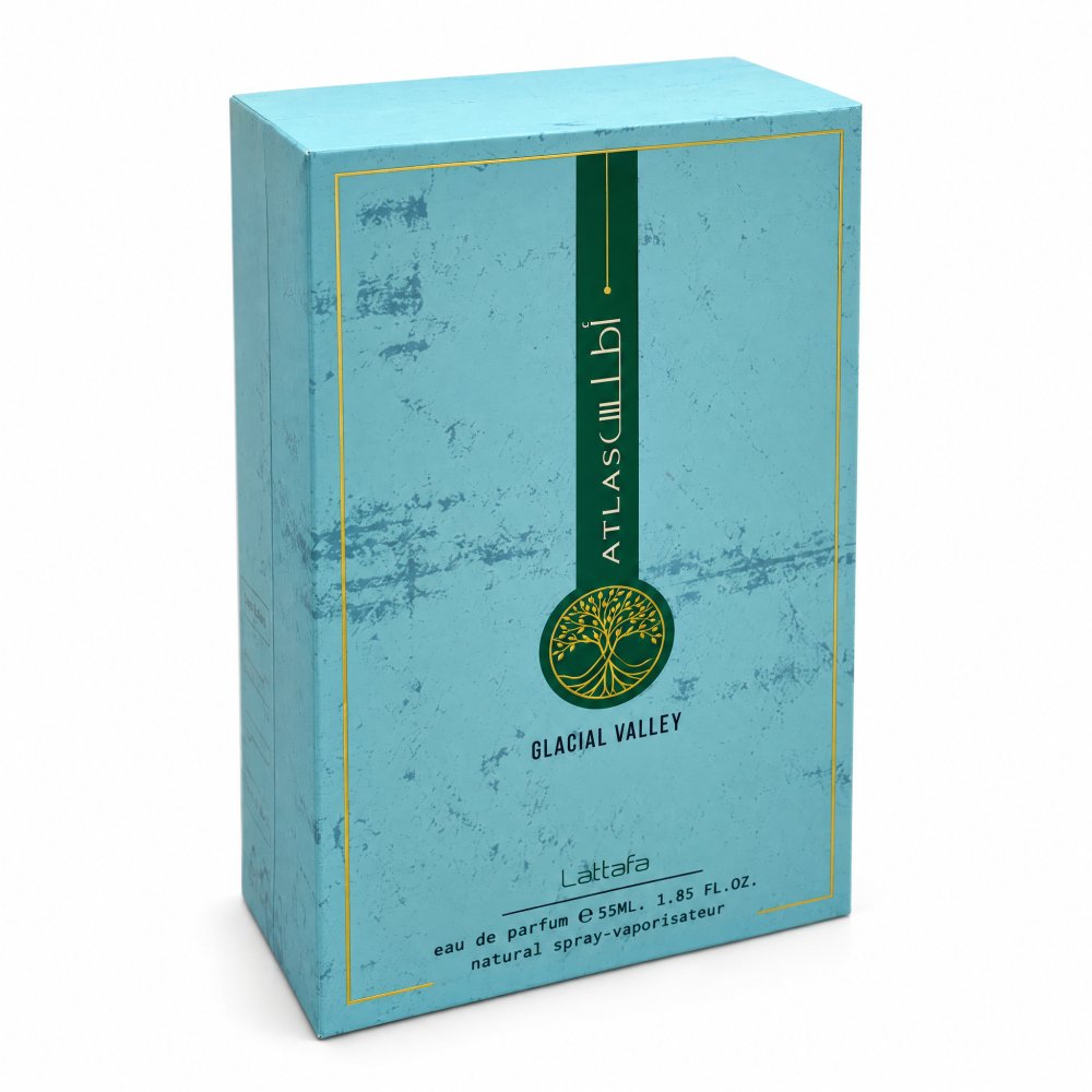 Lattafa Atlas Glacial Valley EDP 55 ml kvepalų buteliukas