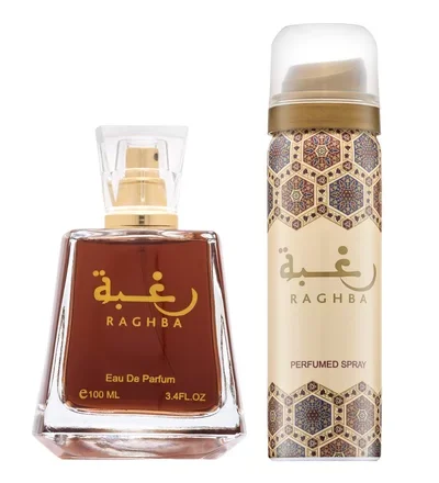 Lattafa Raghba EDP 100ml+50 ml purškiamas dezodorantas (rinkinys)