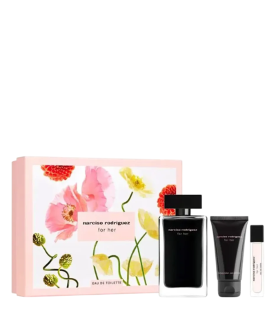 Komplekt Narciso Rodriguez: For Her EDT Naistele 100 ml + For Her EDT Naistele 10 ml + For Her Hydrating Body Lotion 50 ml
