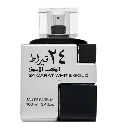 Lattafa 24 Carat White Gold EDP 100 ml kvepalų buteliukas
