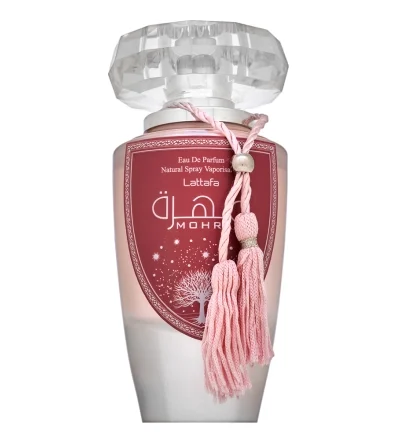 Lattafa Mohra Silky Rose EDP 100 ml kvepalų buteliukas