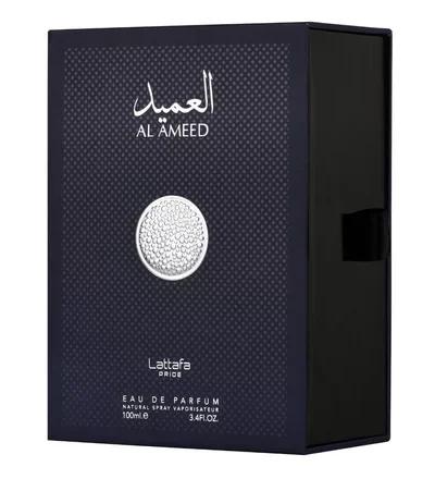 Lattafa Pride Al Ameed EDP 100 ml kvepalų buteliukas, kitas rakursas