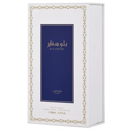 Lattafa Pride Blue Sapphire EDP 100 ml parfüümipudel, teine vaade