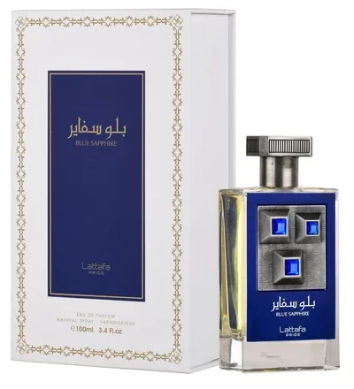 Lattafa Pride Blue Sapphire EDP 100 ml parfüümipudel, teine vaade