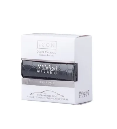Millefiori Milano Icon Car Air Freshener Legni & Spezie Urban