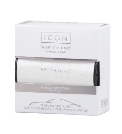 Millefiori Milano Icon Car Air Freshener Vanilla & Wood Urban