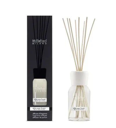 Millefiori Milano Fragrance Diffuser White Paper Flowers 250 ml