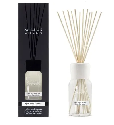 Millefiori Milano Fragrance Diffuser White Paper Flowers 500 ml