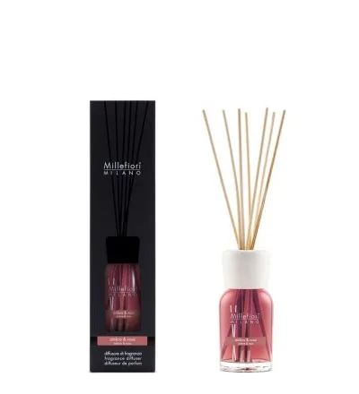 Millefiori Milano Fragrance Diffuser Ambra & Rosa 100 ml