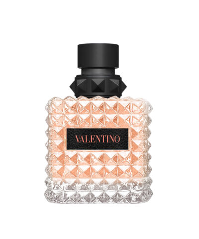 Valentino Donna Born In Roma Coral Fantasy Eau de Parfum 100 ml korallivärvi pudel oranži kirjaga