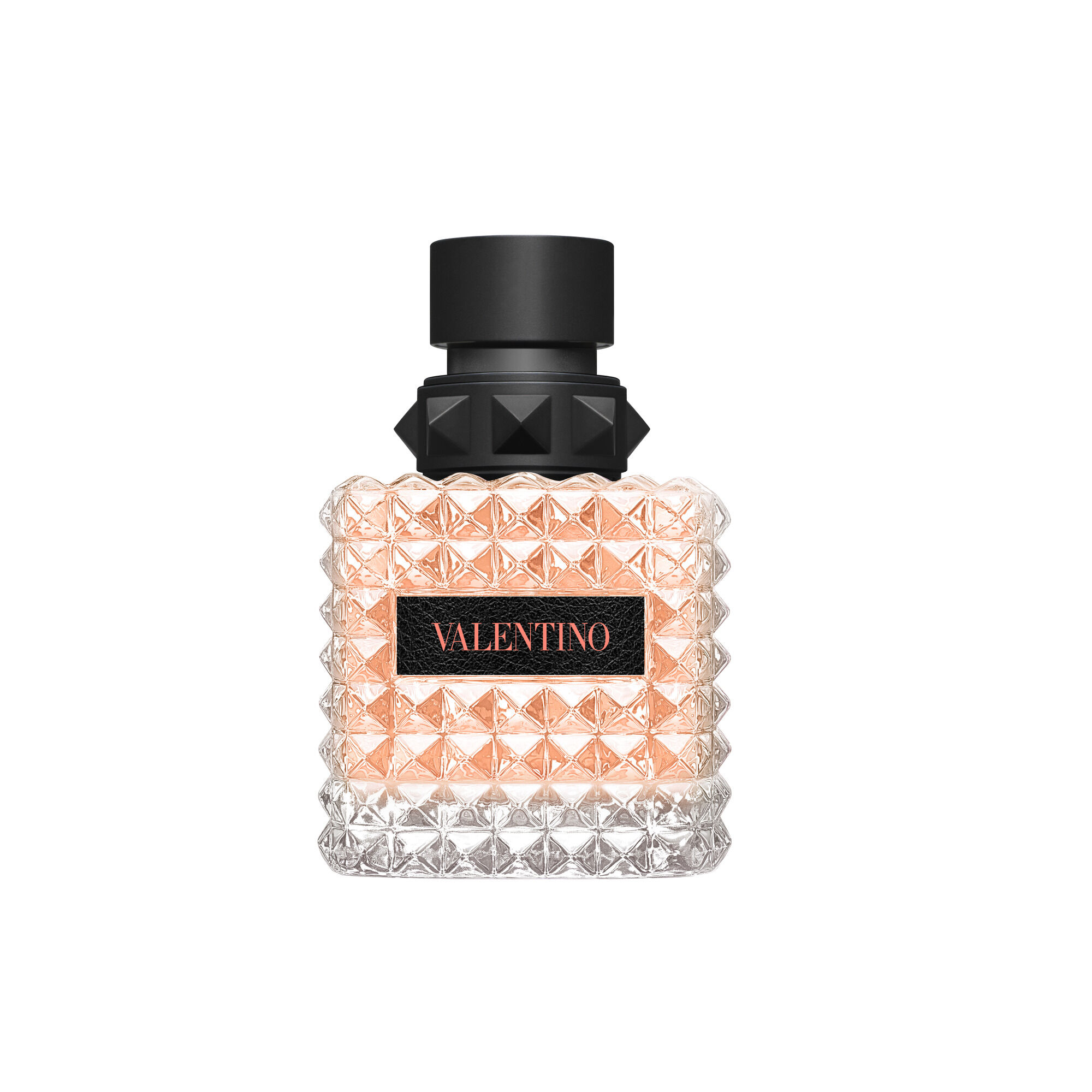 Valentino Donna Born In Roma Coral Fantasy Eau de Parfum 50 ml korallivärvi pudel oranži kirjaga